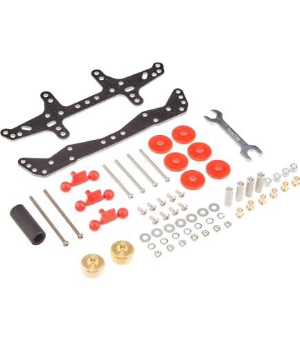 Tamiya 4wd MiniRacer パーツセット Amazon.com: JR Basic Tune Up Parts Set for VZ Chassis / Tamiya